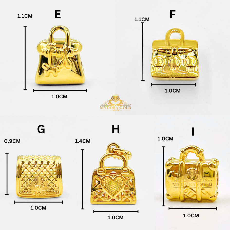 MYDORA Charm Bead LuxeBagg Elegance Collection (5G) l EMAS 916/22K