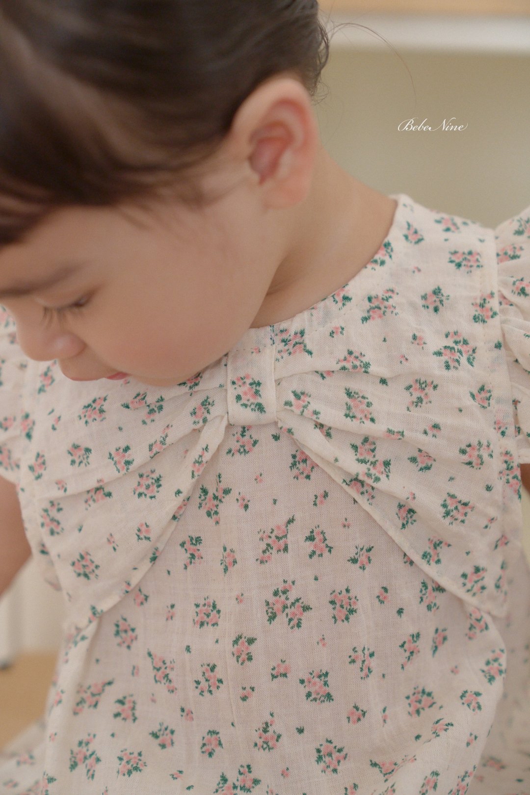 ☀️預訂 韓國直送☀️🇰🇷Bebenine兩色花卉蝴蝶結荷葉邊背心包屁衣