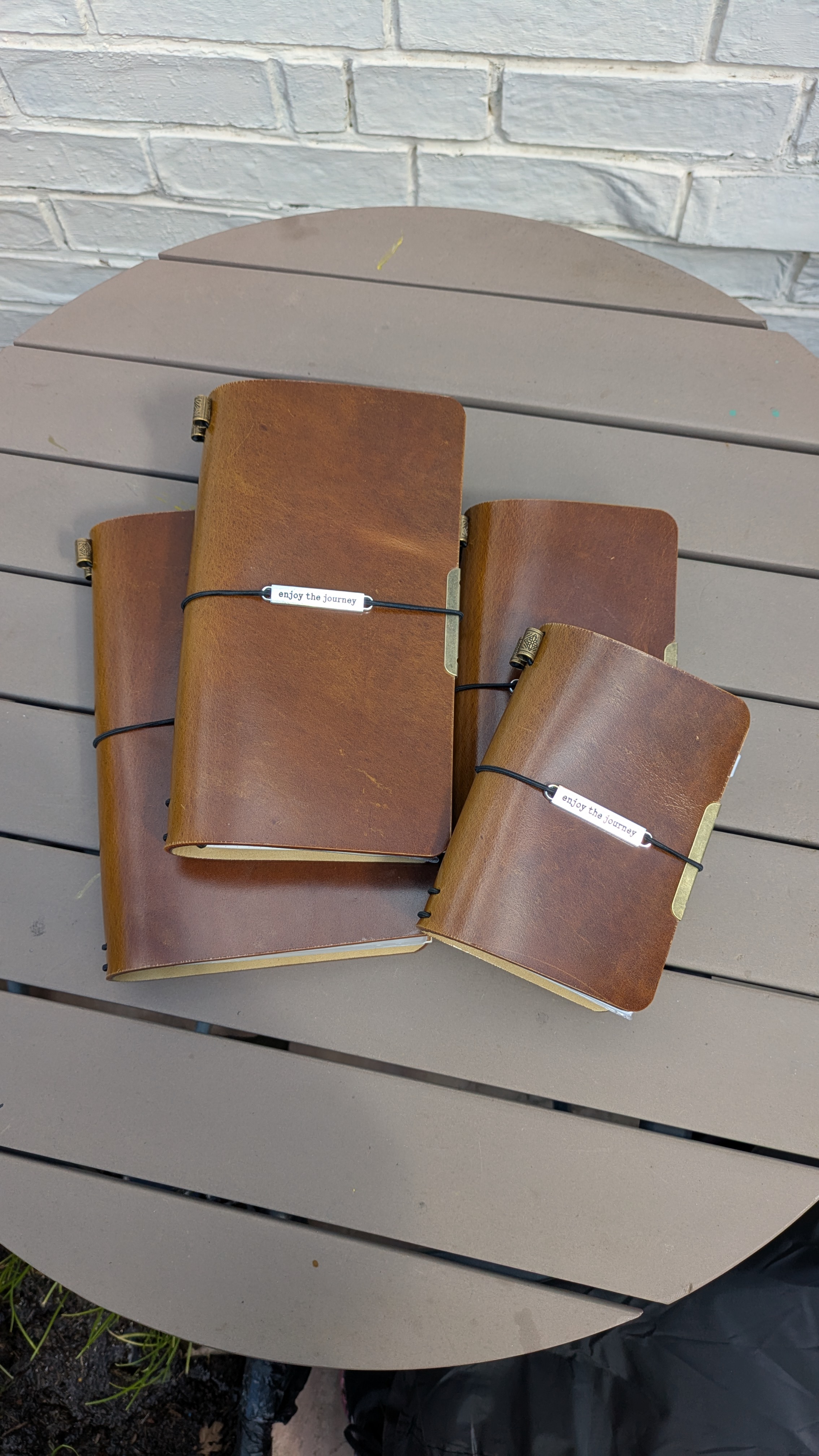 Kayztyle-made Collection 2025ji-23WD.02-2 : Double-sided Leather Journals Duo-cover Design
