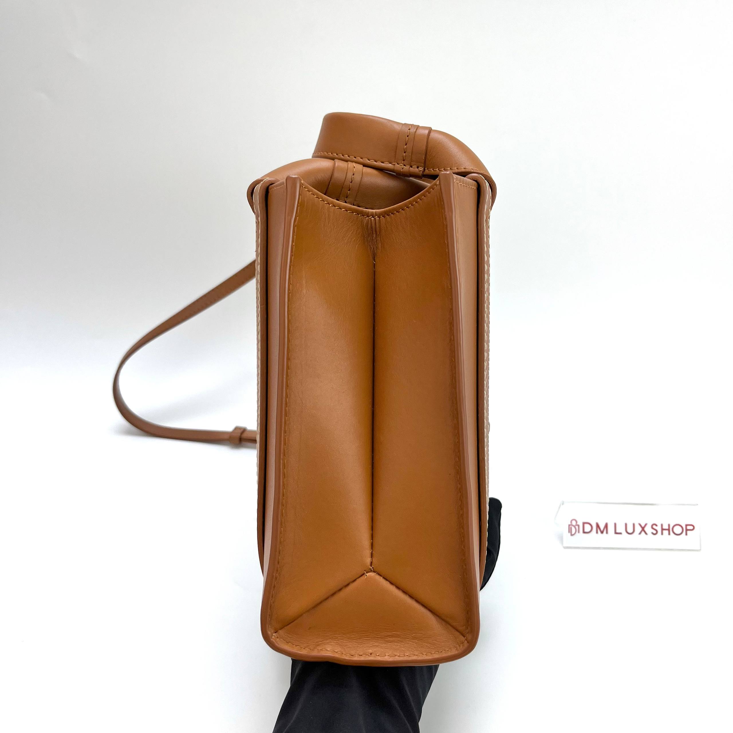 Chloe Brown Leather Small Woody Tote