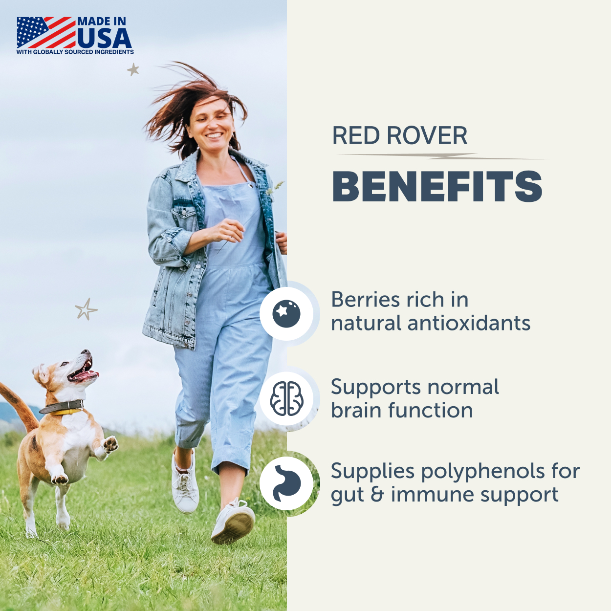 Four Leaf Rover - Red Rover - Organic Berries For Dogs 有機雜莓精華 (犬貓適用)