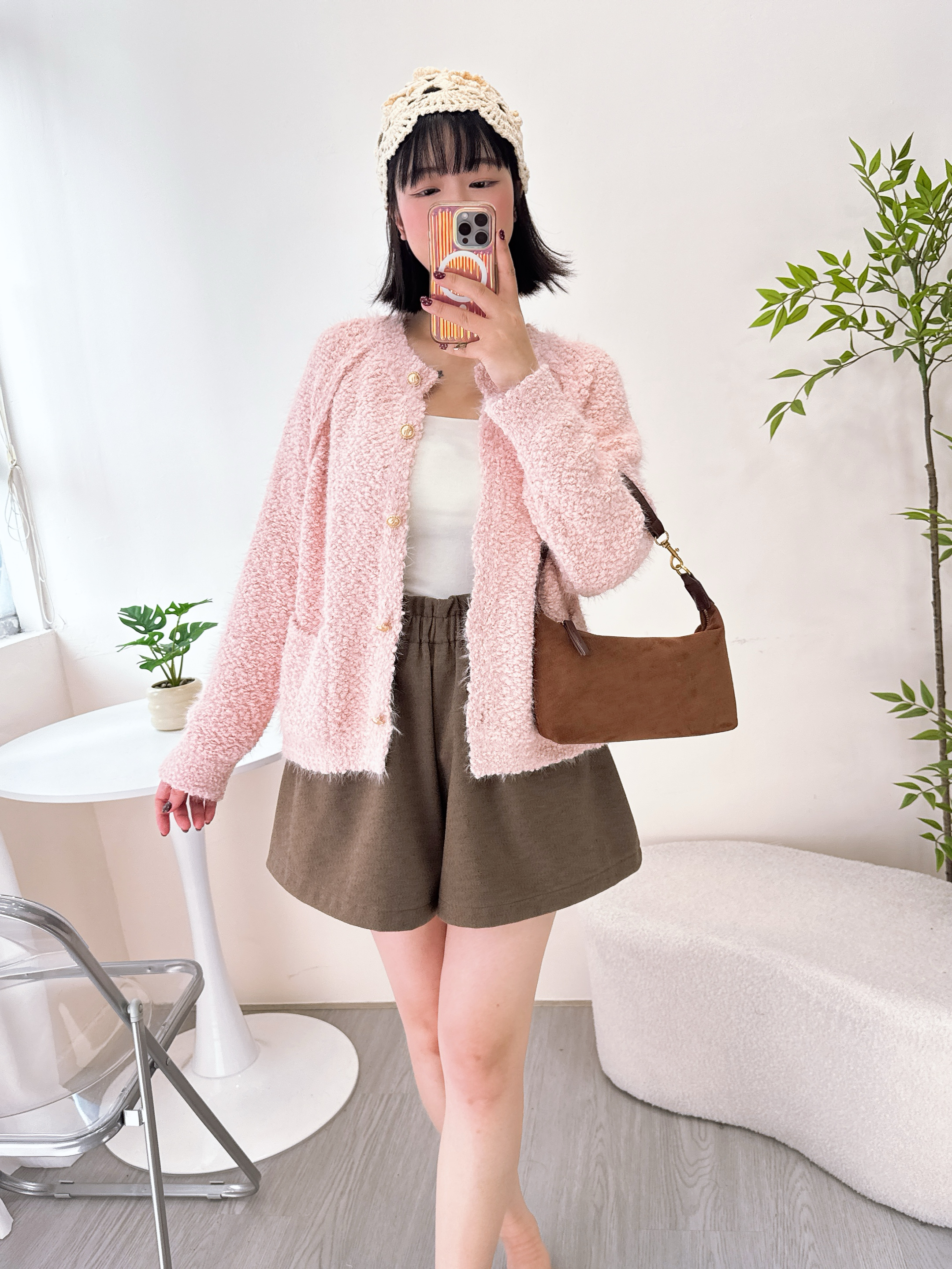 親膚軟綿綿線圈針織外套 3色