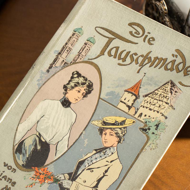 Antique Early 1900s German Novel Book “Die Tauschmädels" by Juliane Moritz (NA0750)