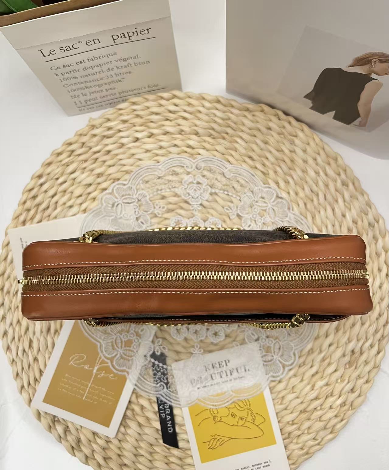 Celine Medium Patapans in Triomphe Canvas