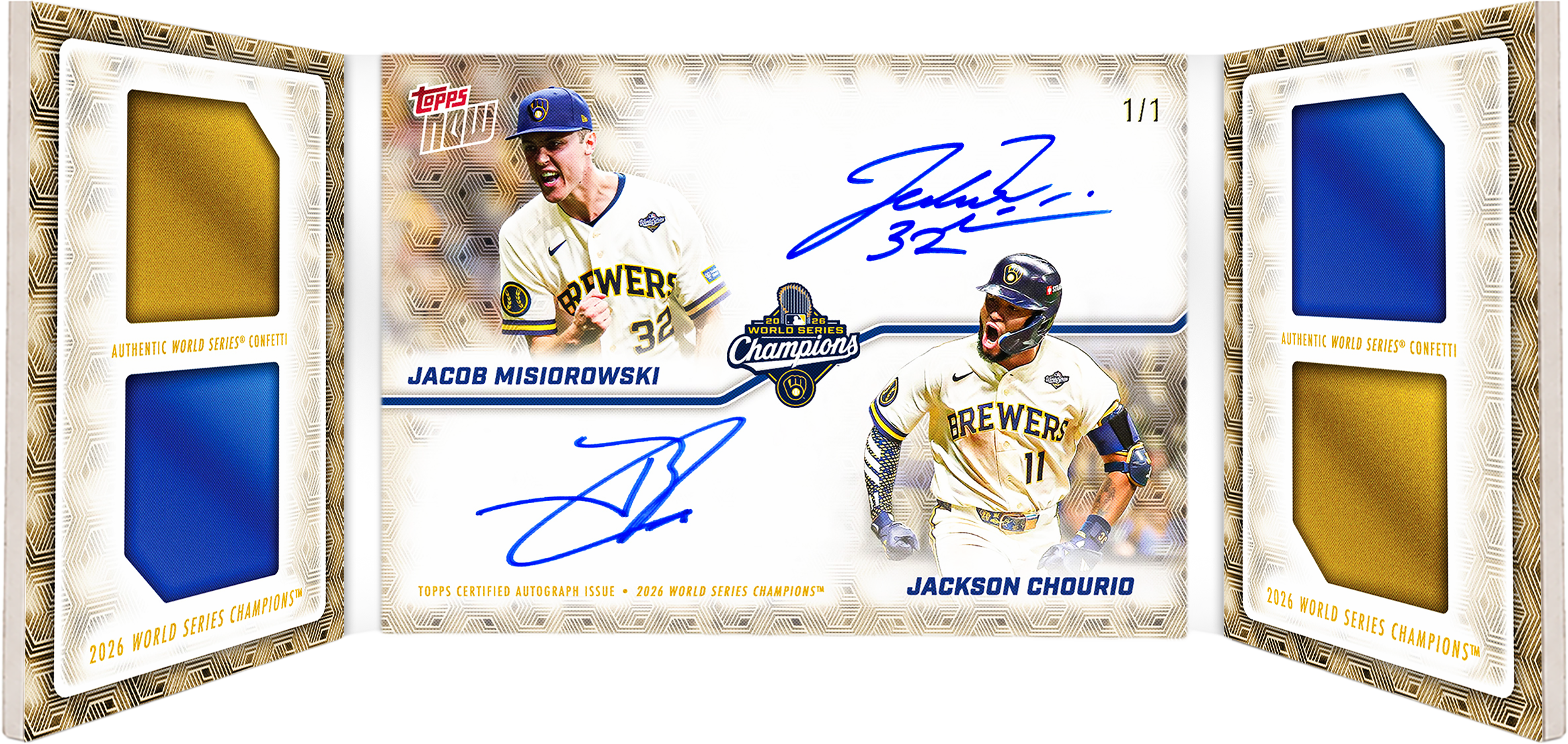 Milwaukee Brewers - 2026 World Series Champions MLB Topps NOW® 15-Card Team Set【團購】