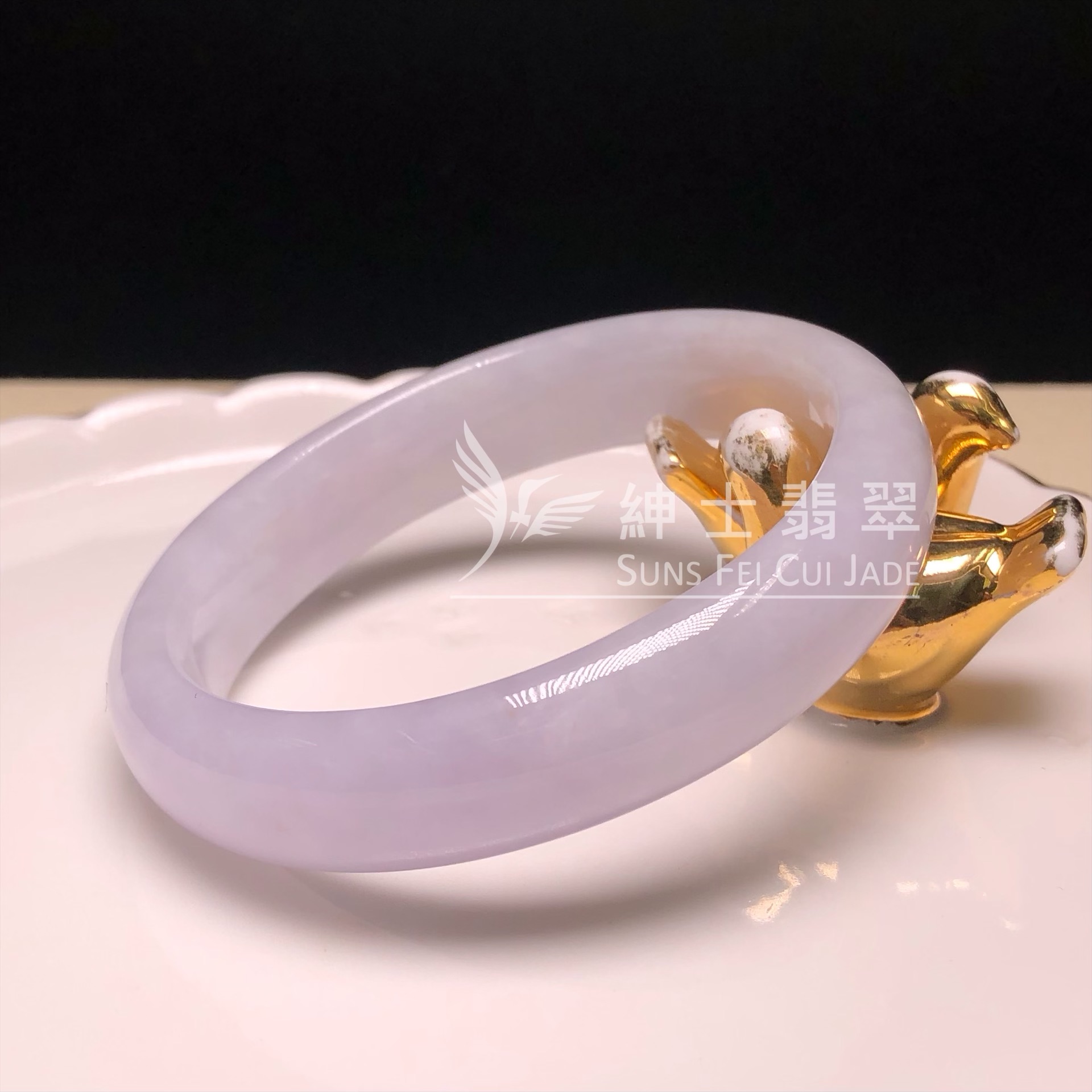 C06300 莫西沙糯紫貴妃鐲52.8mm
