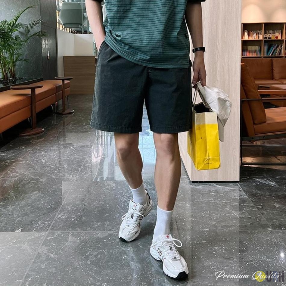 【100%保證韓國直送】Stretch Nylon 輕量高彈力機能尼龍橡筋腰寬鬆短褲 👖 [4 color] RG115872