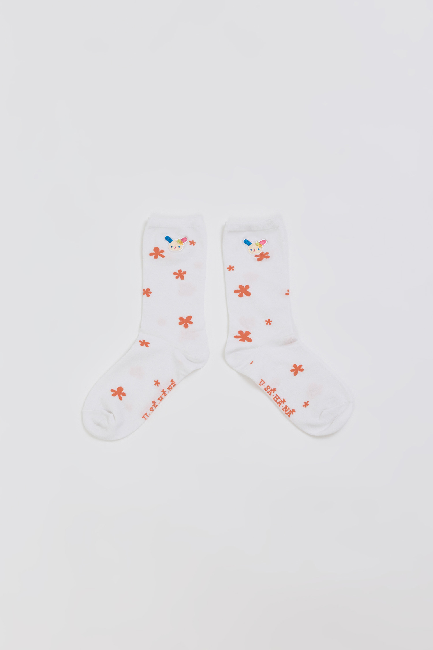【台灣】USAHANA 花花刺繡襪