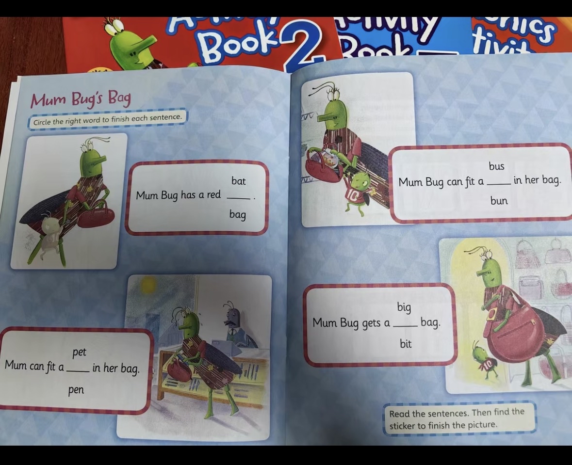 Oxford Phonics activity 共八冊 （每冊16頁）