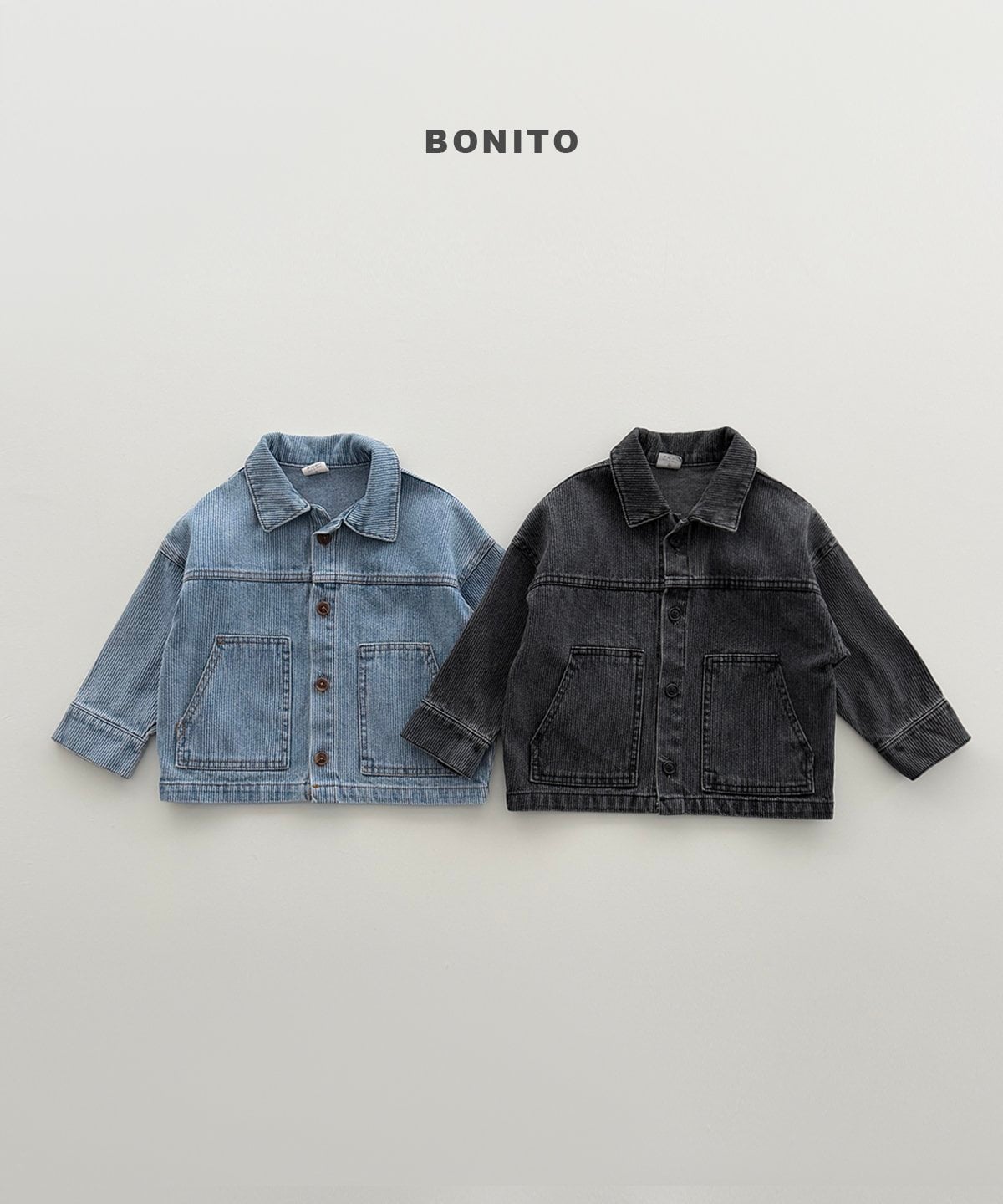 BONITO Ribbed Denim Jacket