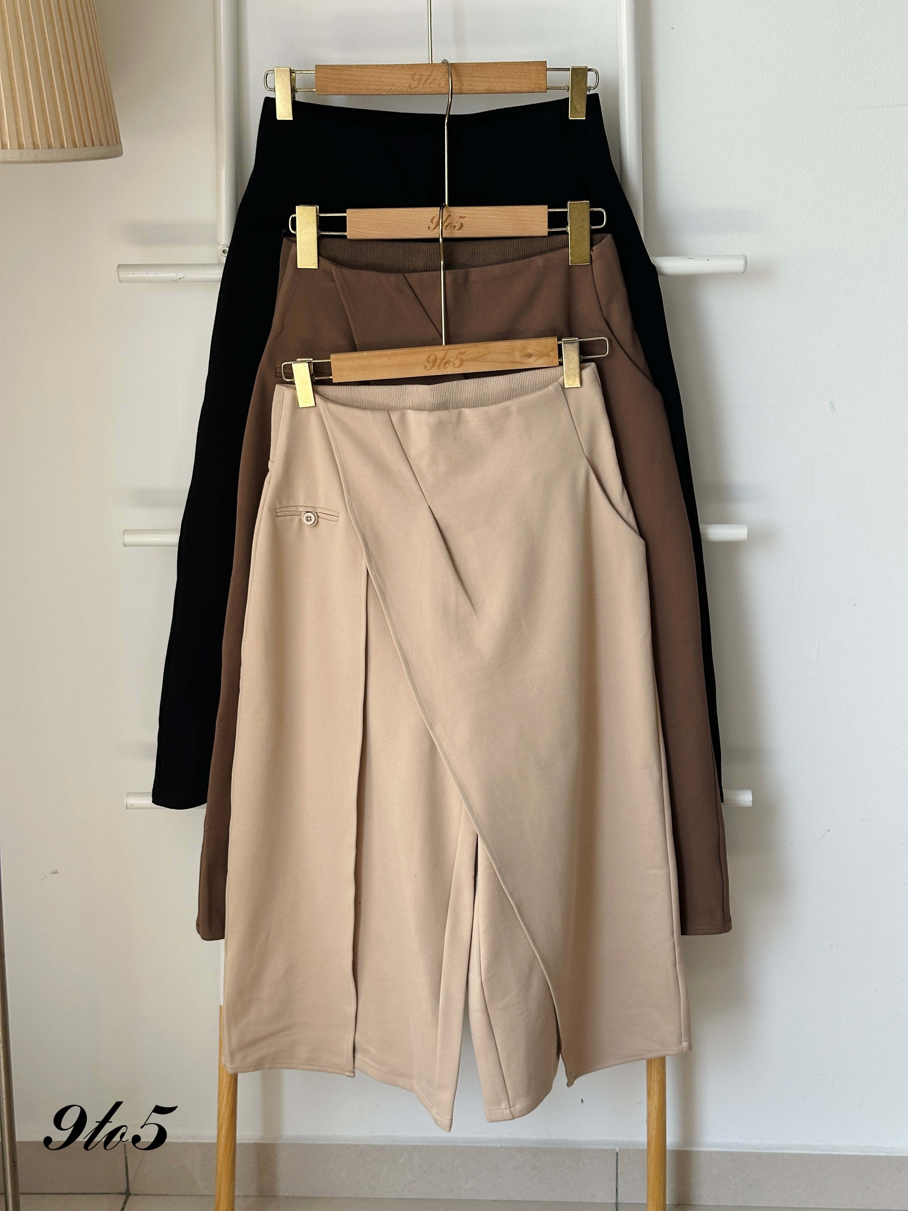 S1780 Overlap Long Pants - 3 Colors