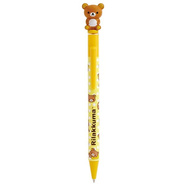 現貨｜San-X Rilakkuma 鬆弛熊 日本製 Mascot 黑色 原子筆 (PR17105) 