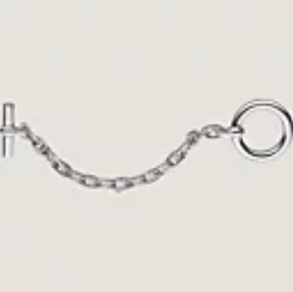 ❤️‍🔥 Hermes 全新🆕 13 mm雙面皮帶 + Carrousel 一個環連一串豬鼻圖案組成皮帶鍍銀扣