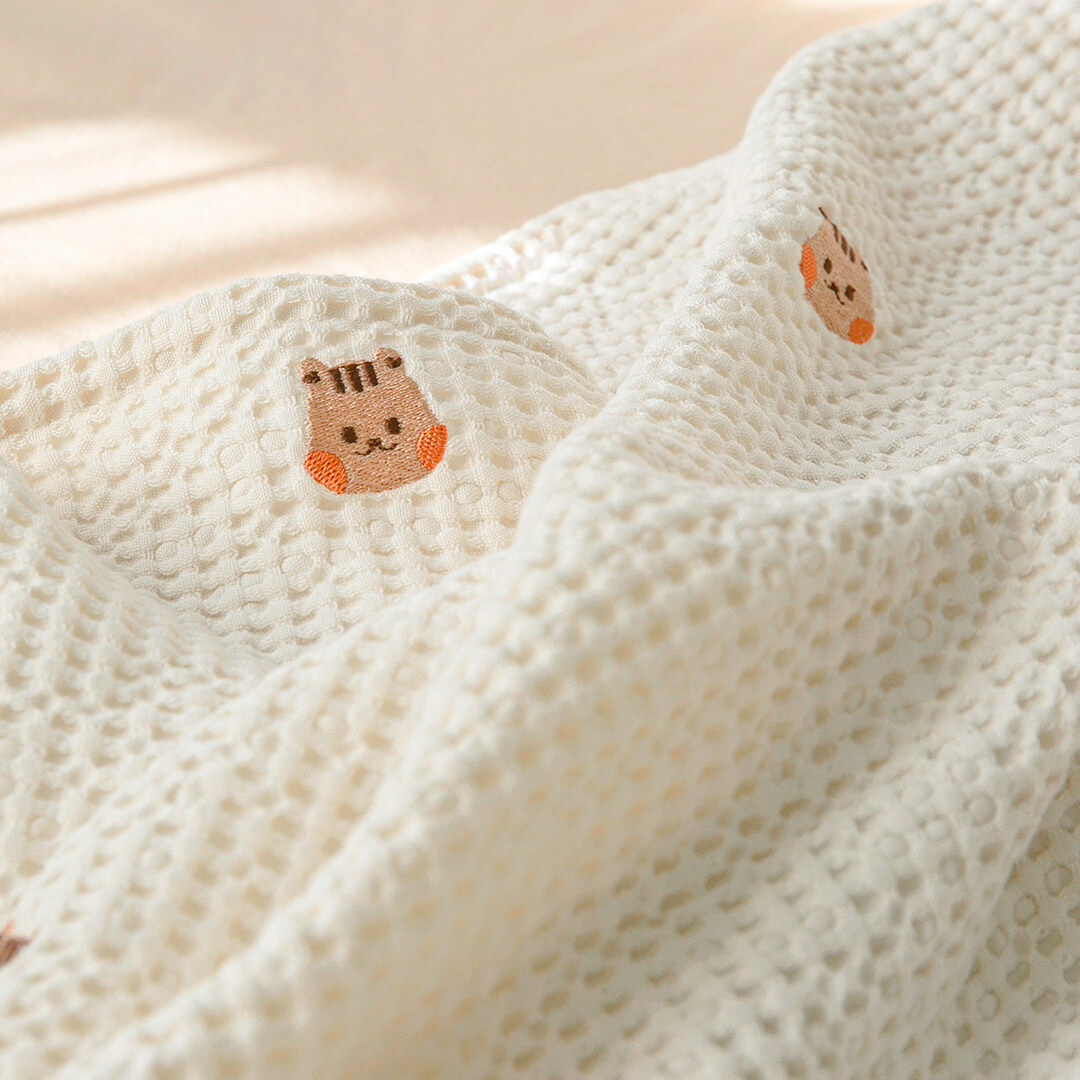 Dottodot Waffle Blanket(Squrriel)