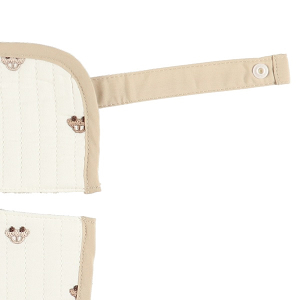 🇯🇵預訂 日本直送🇯🇵車車刺繡雙面絎縫孭帶咬巾胸巾