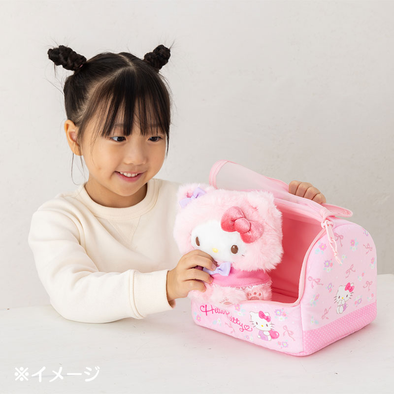 【⭐訂購⭐】🇯🇵 日本直送 #Cinnamoroll / #Kitty 絨毛小貓+手提包套裝🌀[EIKD-0218][261101]