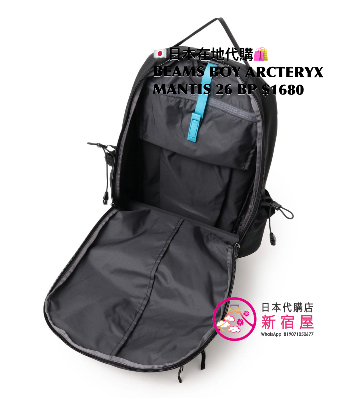 BEAMS BOY ARCTERYX MANTIS 26 BACKPACK