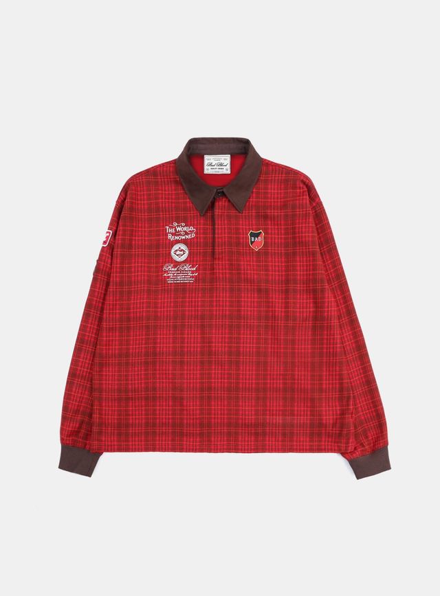 ◆BADBLOOD  Classic Rugby Shirts◆ MUSINSA | BADBLOOD Royal Classic Rugby Shirt - Black