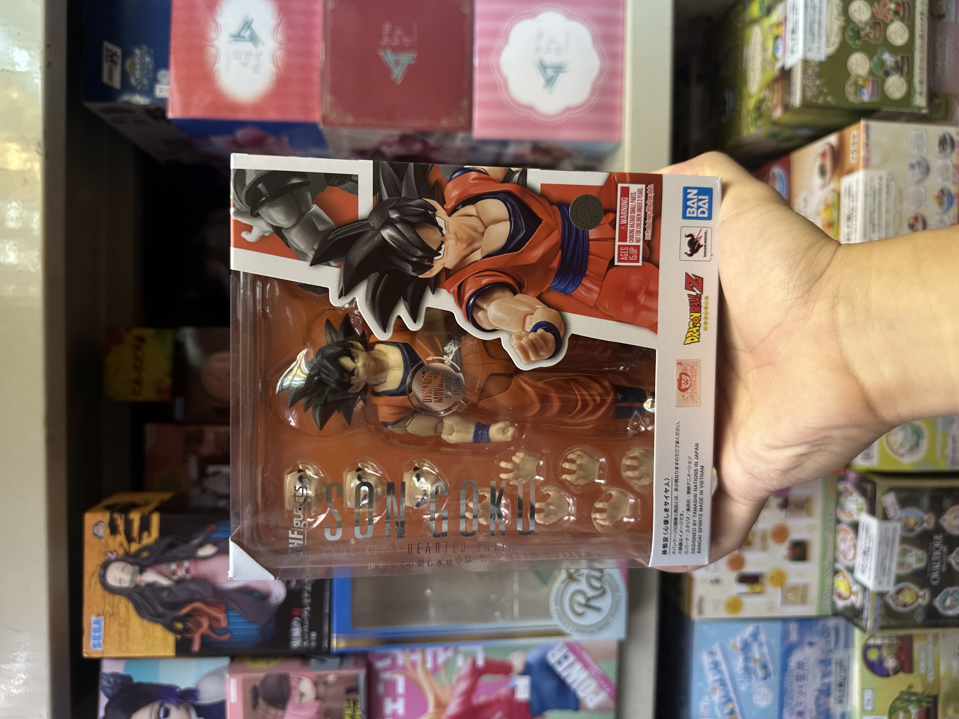 現貨 Bandai SHF 龍珠 悟空 -心地善良的撒亞人-