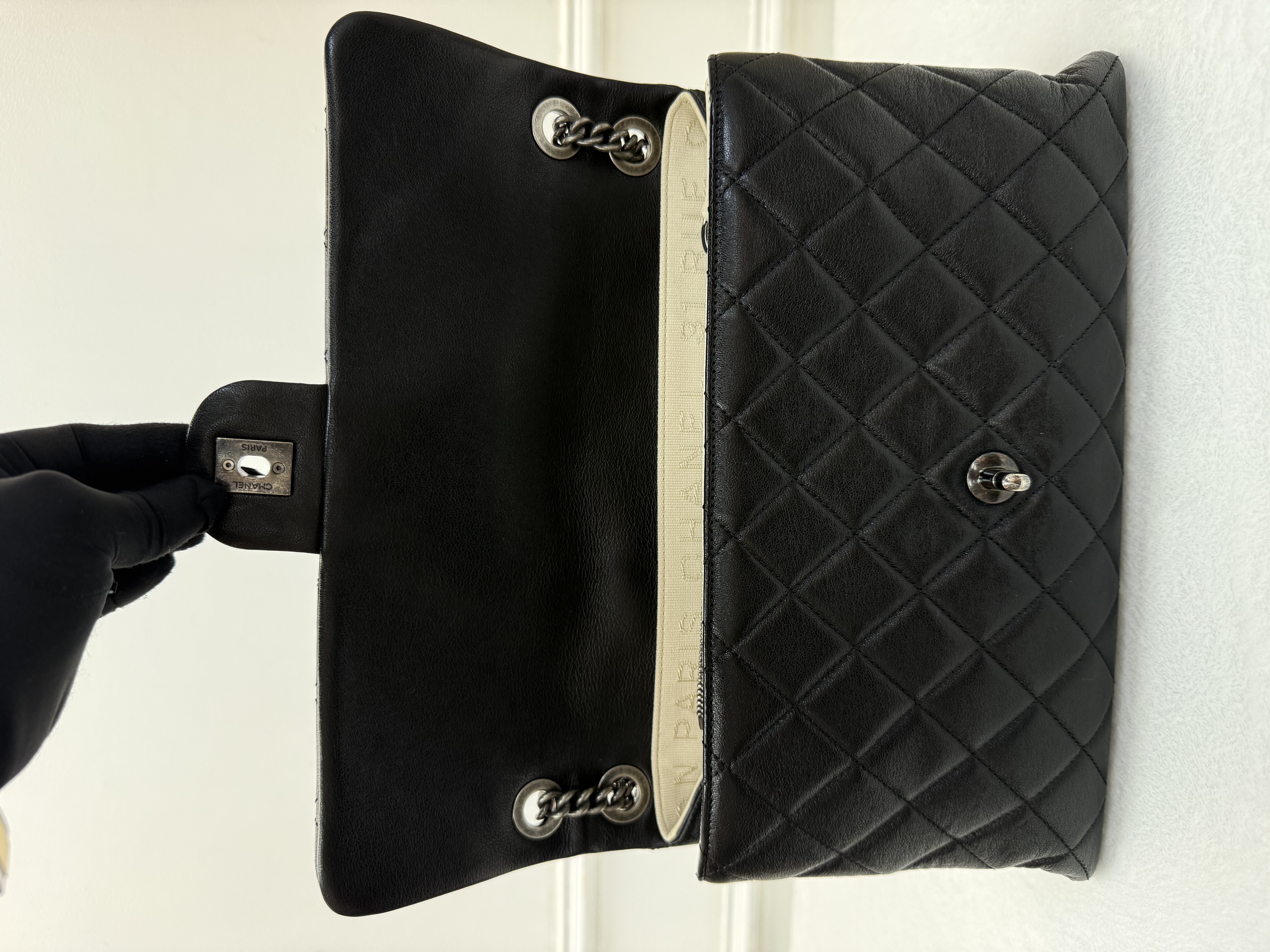 🖤保值經典中古款 Chanel CF系列 zipped shoping bag