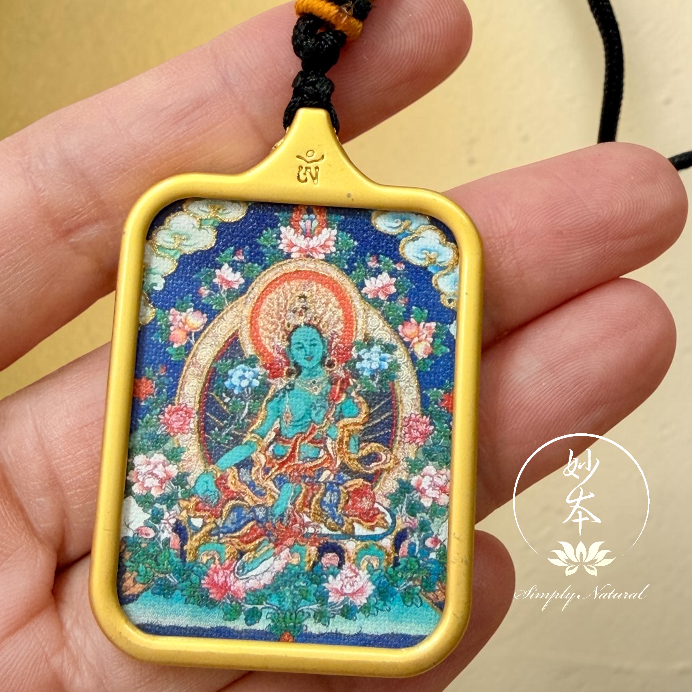 西藏貨品第二回～綠度母半人手畫唐卡（已加持）