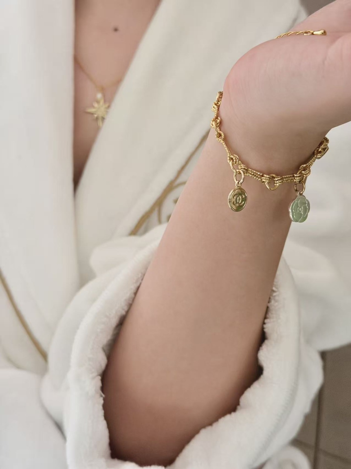 💯CHANEL 山茶花改裝手鏈 100%正品改裝