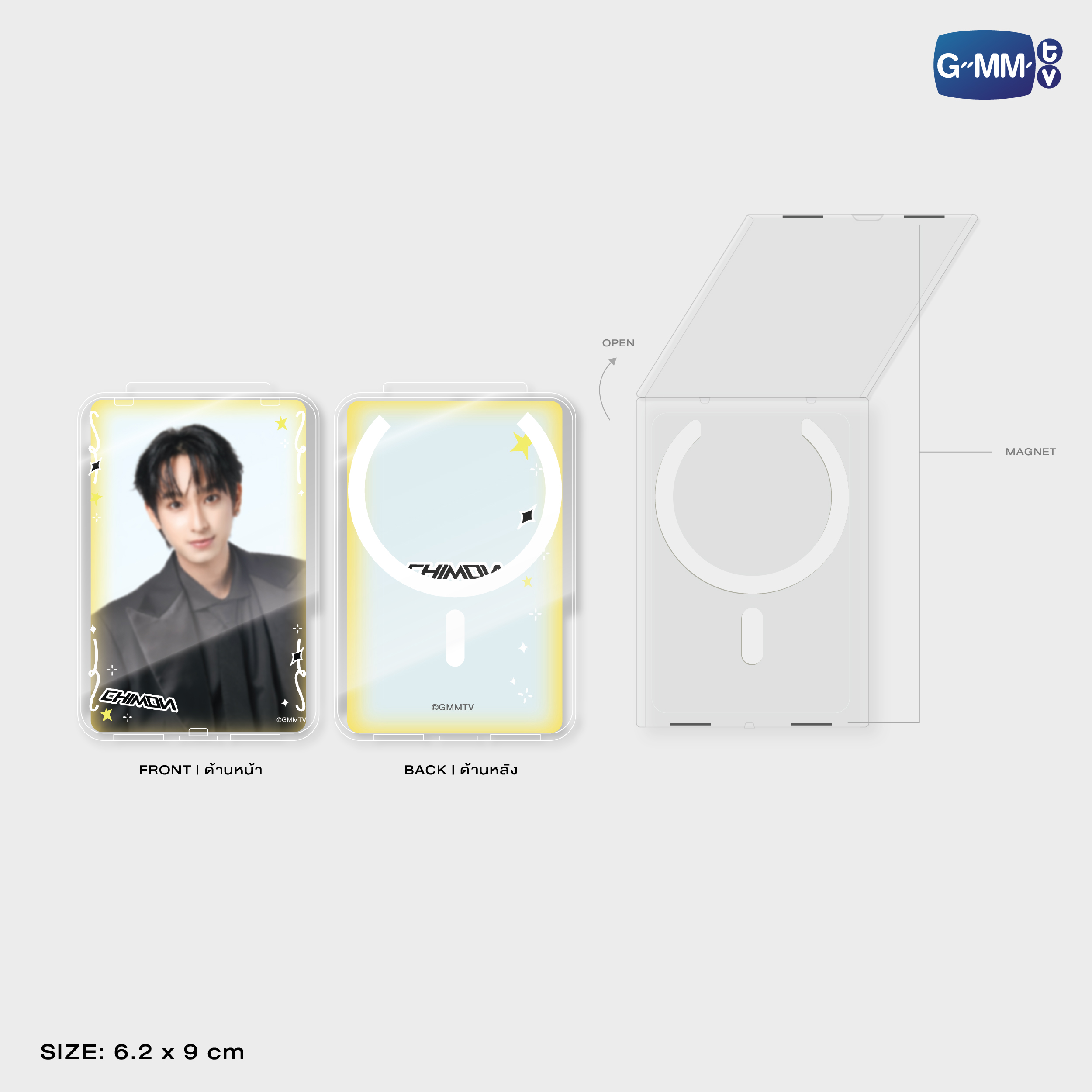 CHIMON ACRYLIC MAGNETIC CARD HOLDER | TAIPEI POP UP STORE JUN 2026