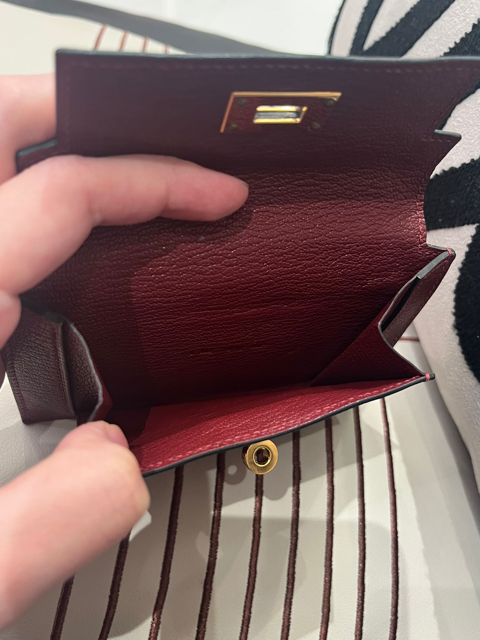 Hermes Kelly pocket Stamp Y 100%Authentic, 95%New