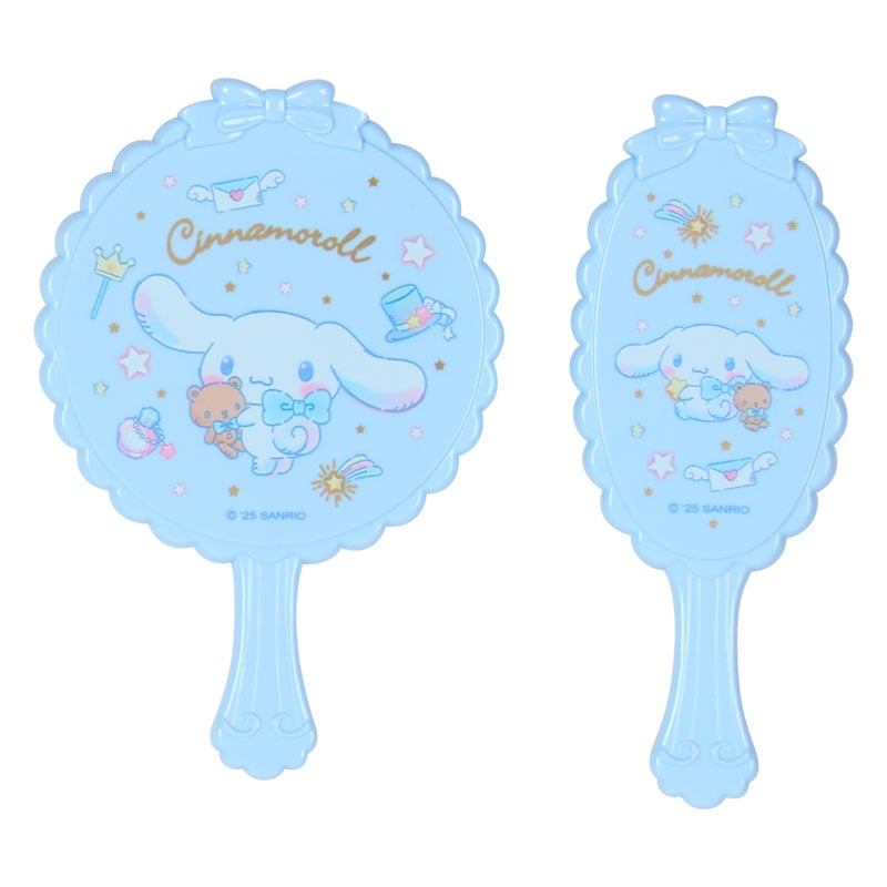 現貨｜Sanrio Cinnamoroll 玉桂狗 日版 鏡 + 梳 + 索繩袋 套裝 (32647-0)