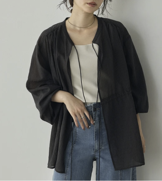 格羅格蘭條紋襯衫  - 2026 流行穿搭  女士襯衫 秋冬時尚穿搭 優雅日常 柔軟舒適 易於配搭 日本直送   #JP-I-260039