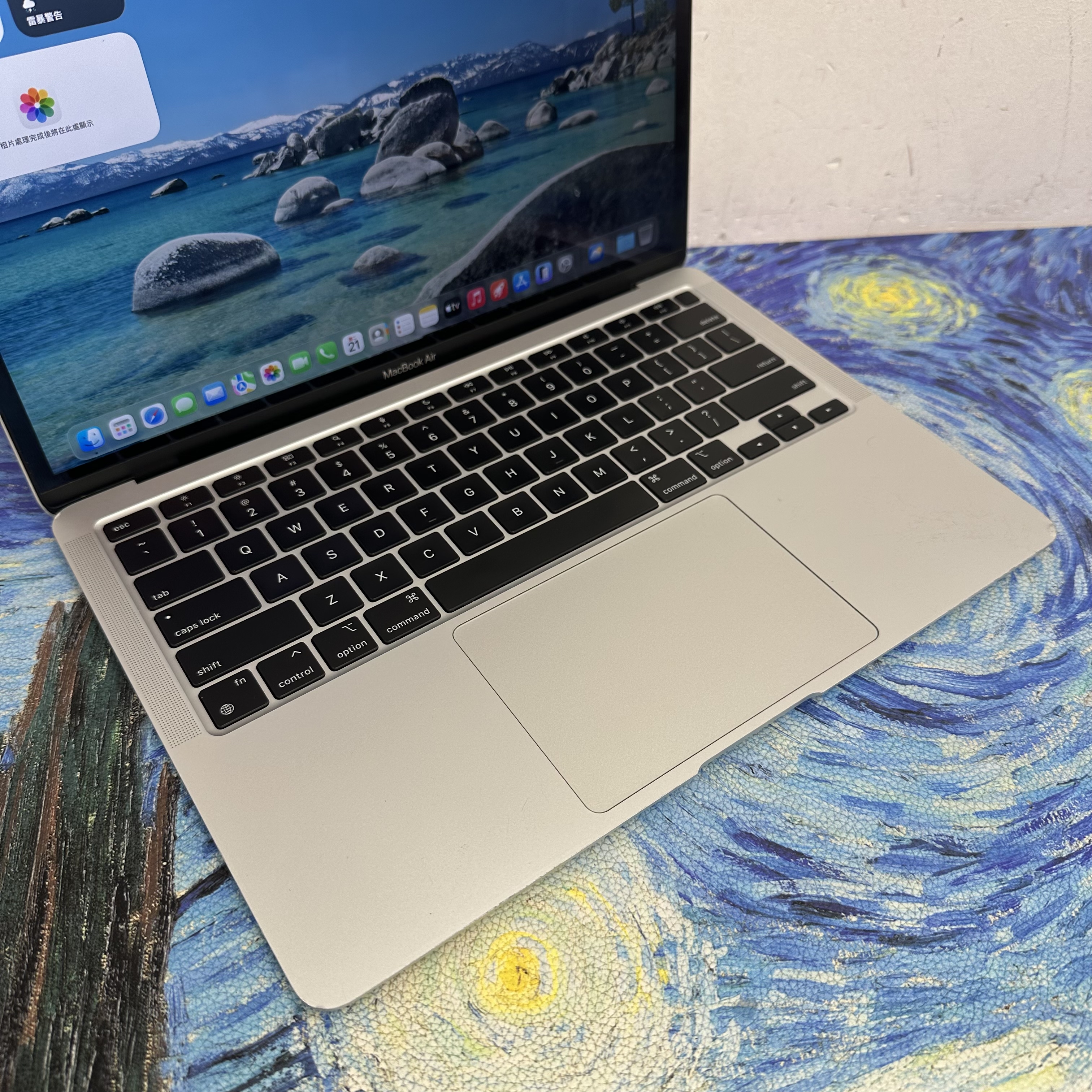 #6023 Apple MacBook Air 2021/APPLE Retina/M1 CPU/8GB Ram/256GB SSD/Touch ID/13吋Mon/銀色,太空灰,玫瑰金/ Gaming Laptop / Notebook  / MacBook Pro / PC / 文書機