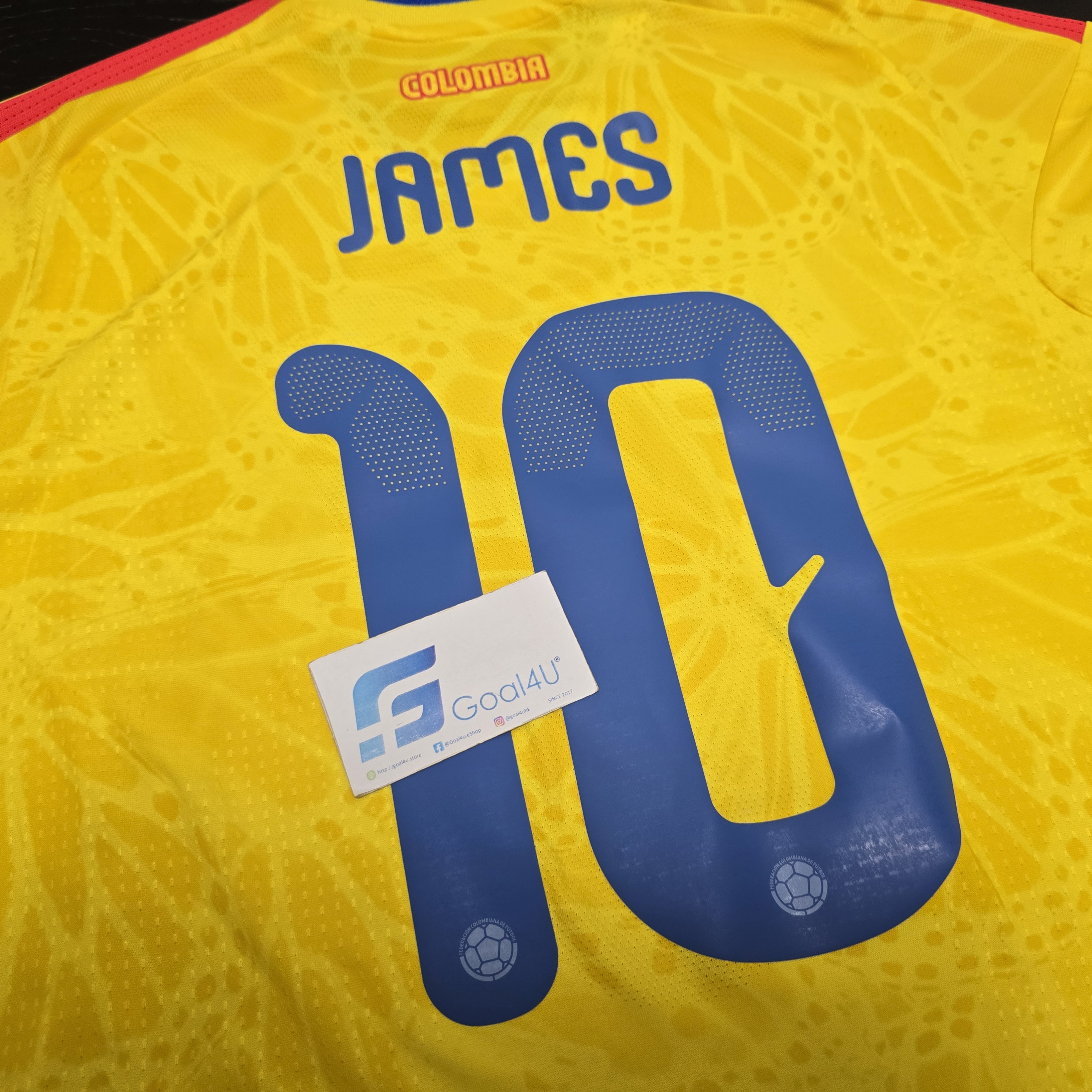 💛 Adidas Colombia 哥倫比亞 2025-26 主場球員版球衣 (可加印字章) JL6971