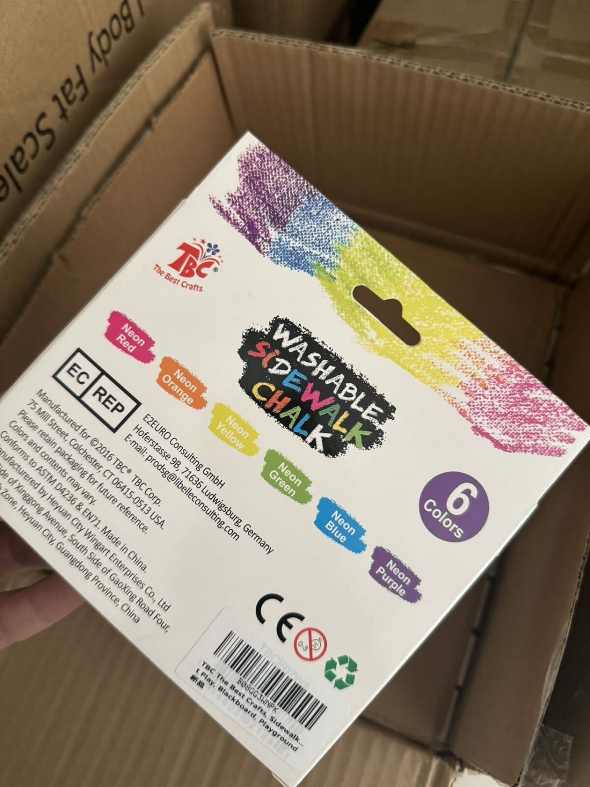 美國 TBC神奇清洗粉筆 -1盒- 現貨