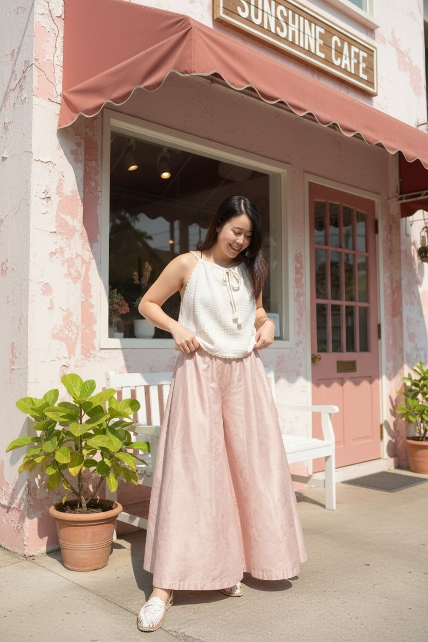 1635 Rose A-Line Pants 39"