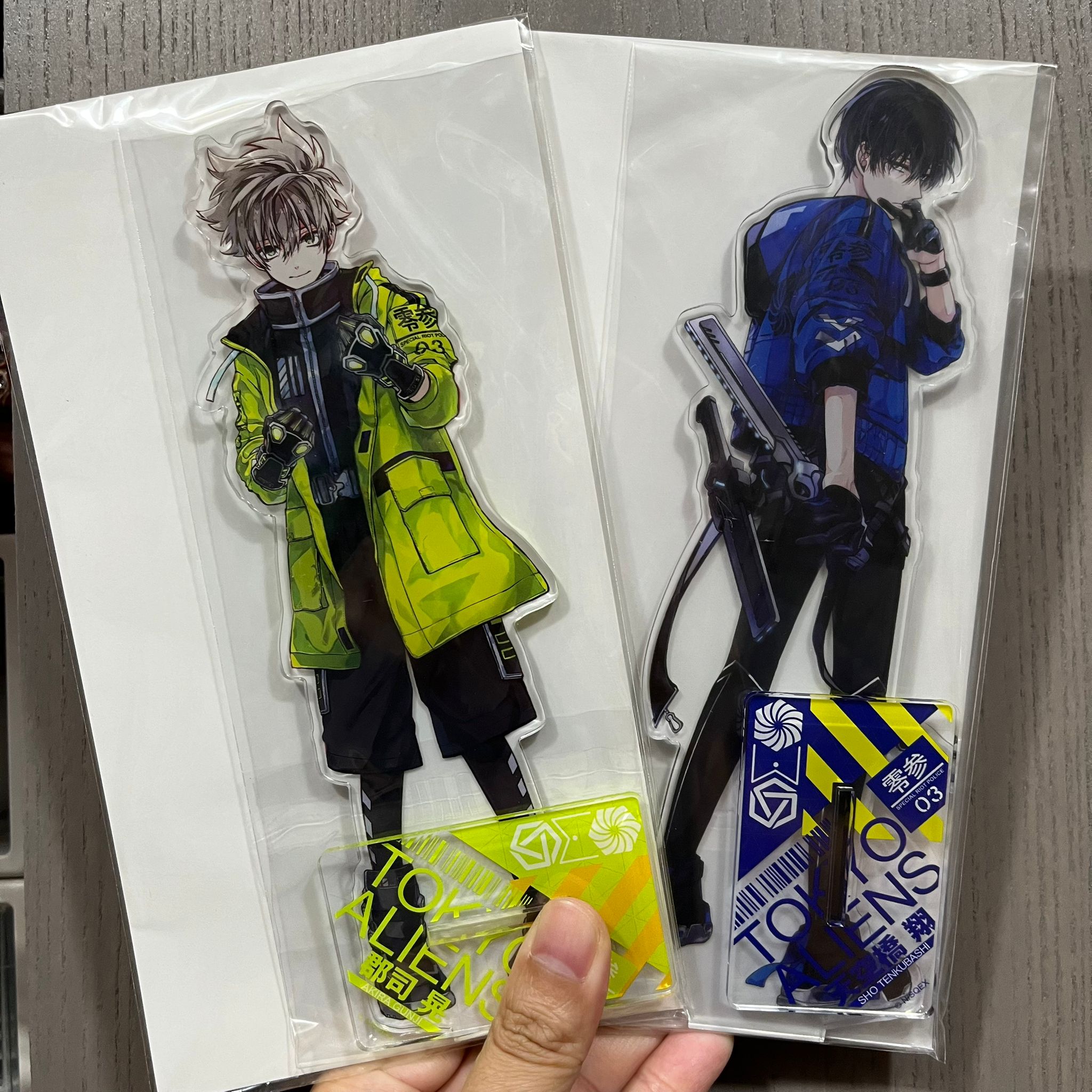 【僅餘一對】東京異星人BIG立牌 郡司晃 天空橋翔