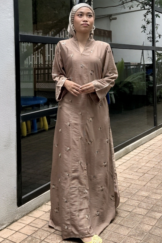 EMBUN Embroidery in Latte