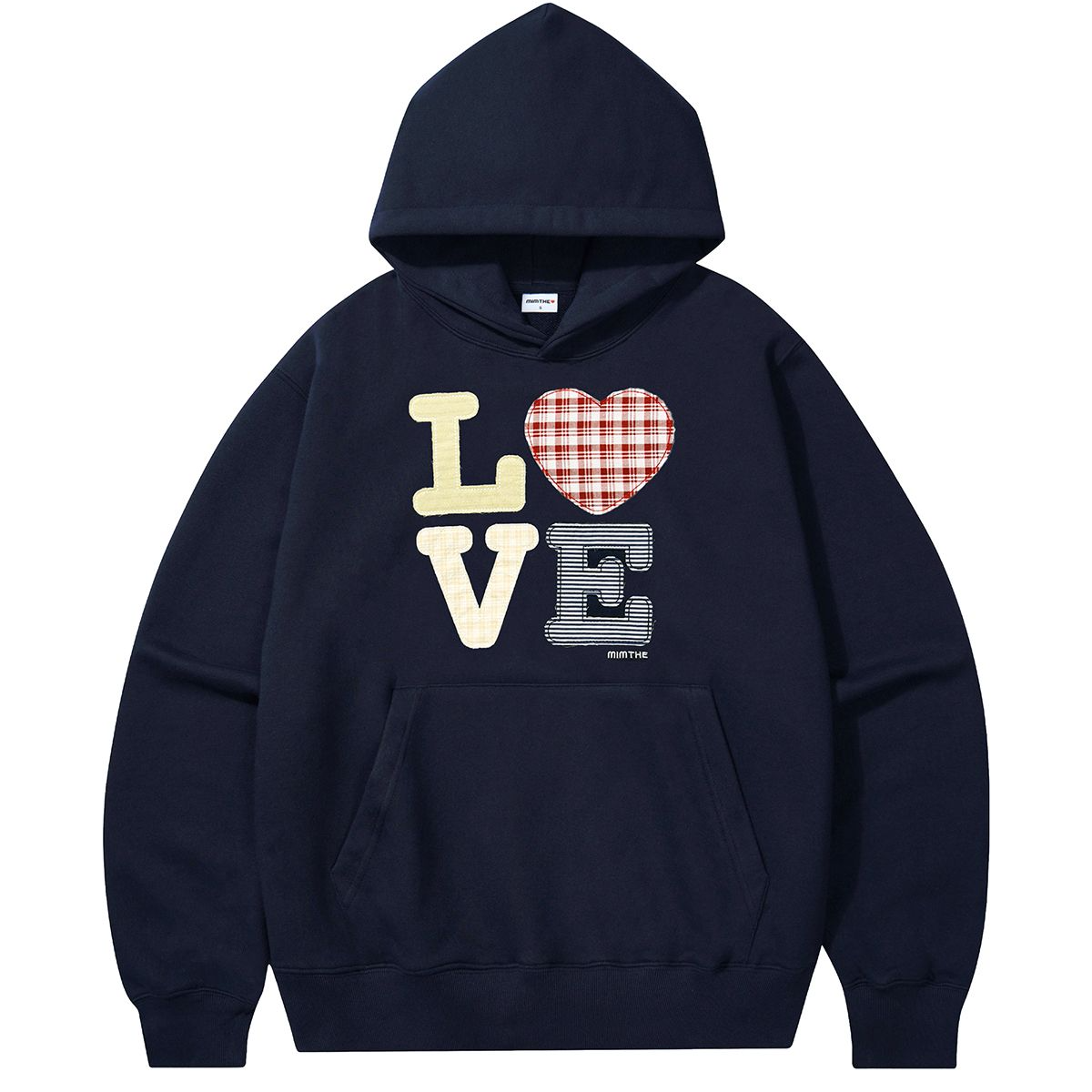 [MIMTHEWARDROBE] Hello World Patchwork LOVE Hoodie (4種)