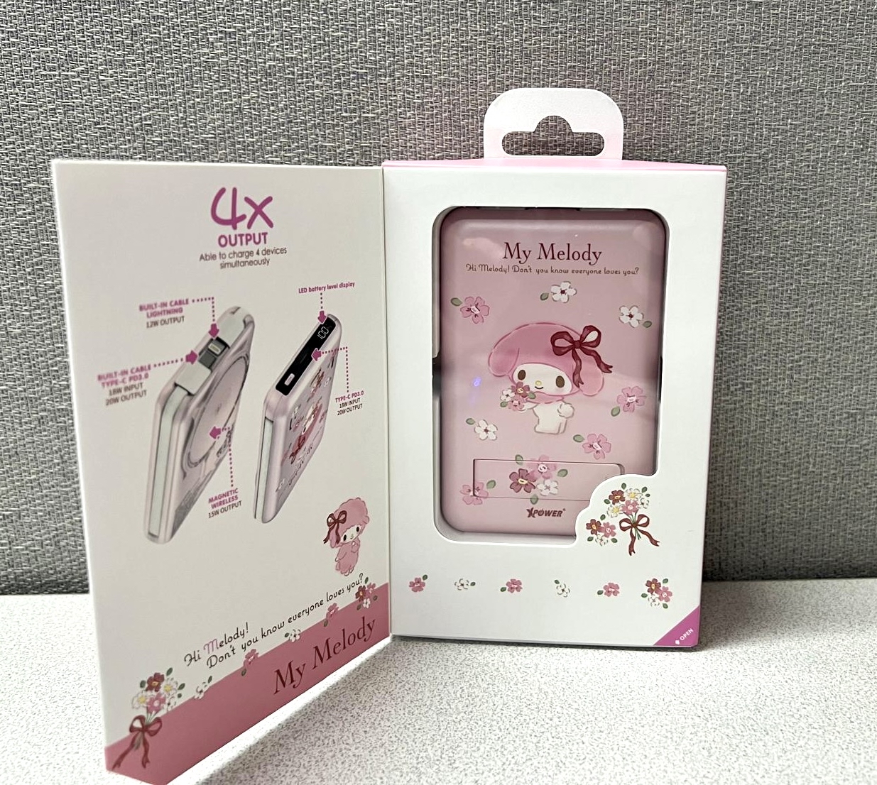 🎀XPower x Melody M10C+ 6合1 10000mAh多功能迷你20W PD3.0+ 磁吸無線快充 充電器