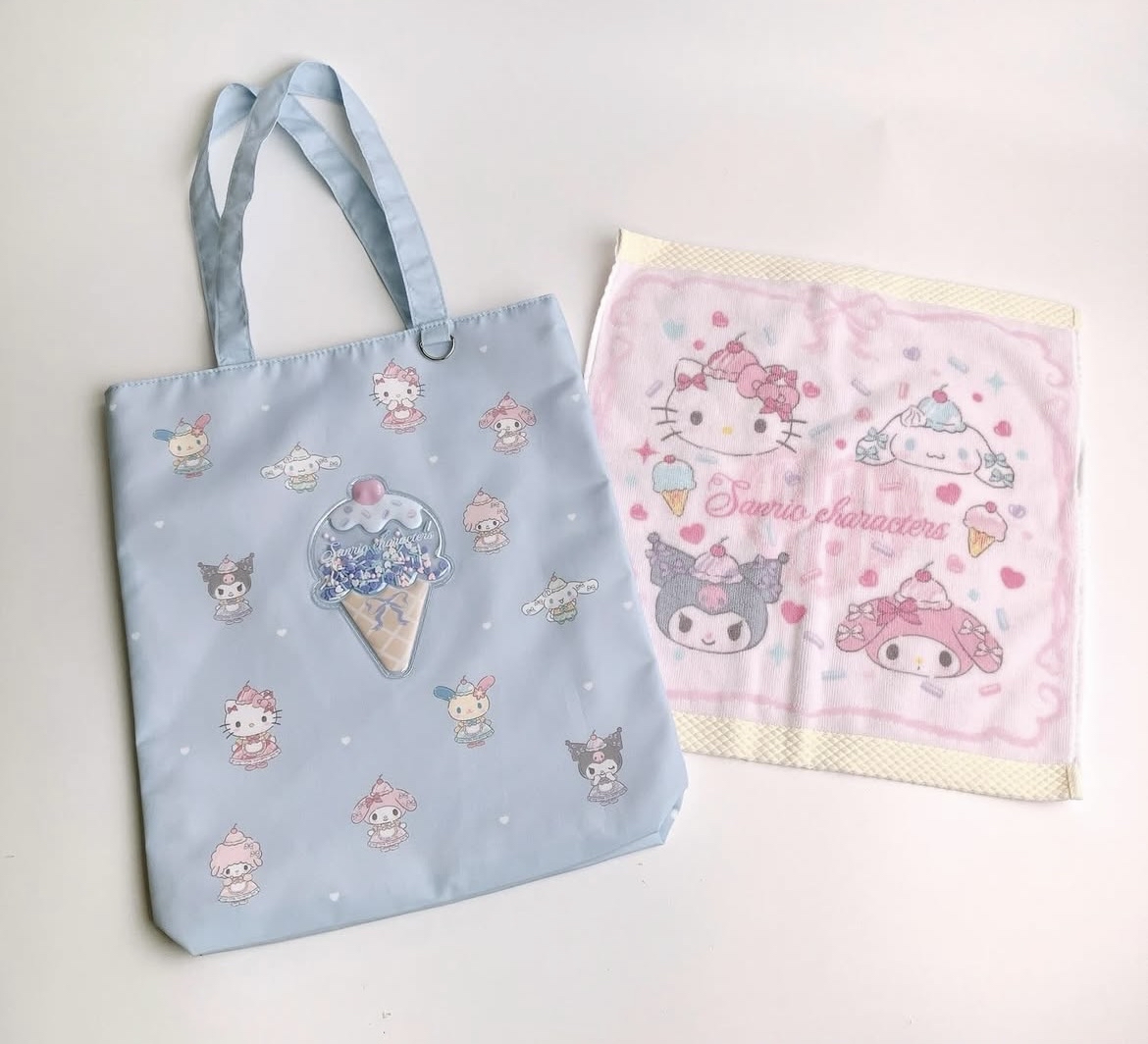 日本預訂📍日本Sanrio夏日雪糕造型系列 - 公仔吊飾/化妝袋/Tote Bag/鎖匙扣/環保袋/盲盒 3/6日本開售