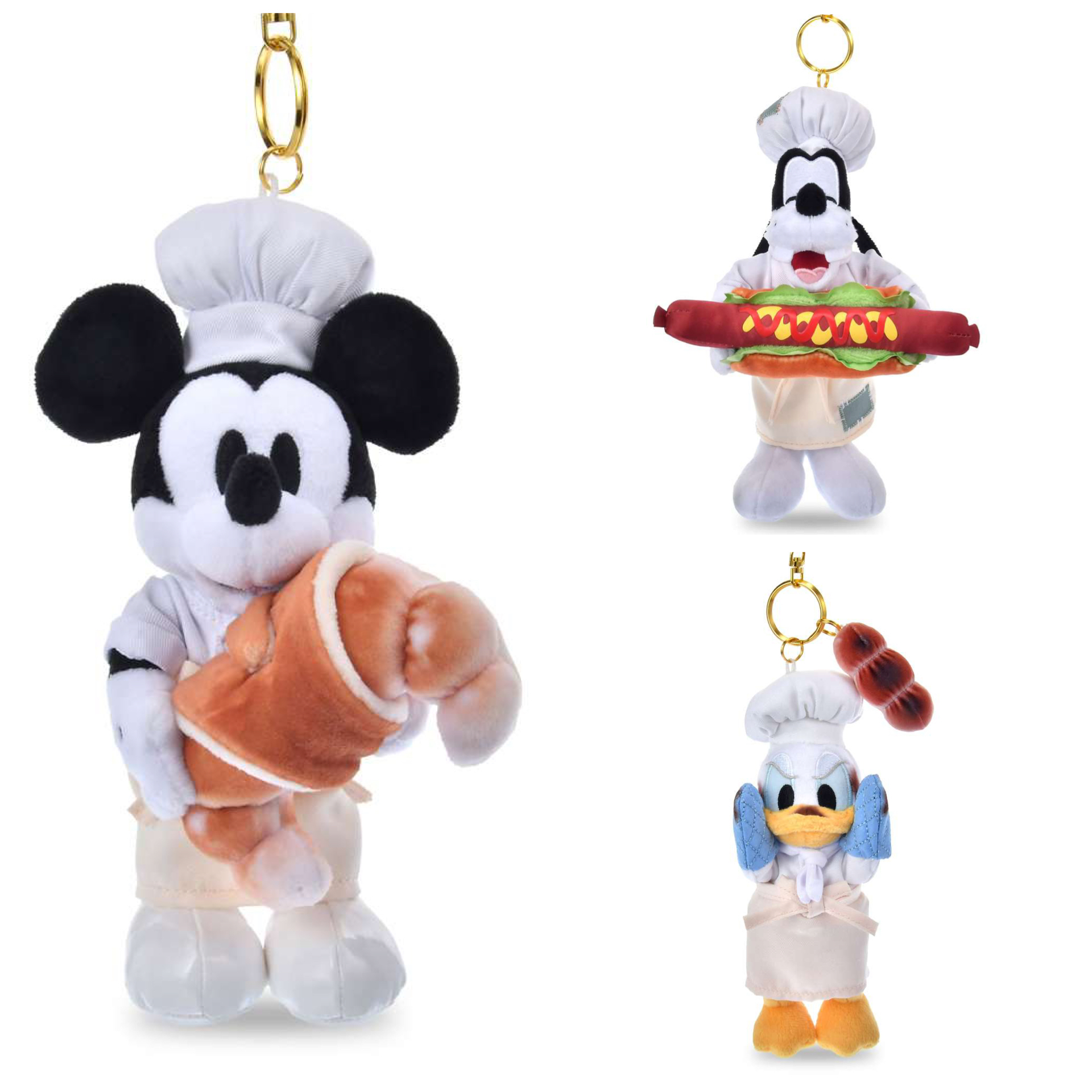 日本預訂📍日本迪士尼MICKEY'S BAKERY系列 - 公仔吊飾 31/3日本開售