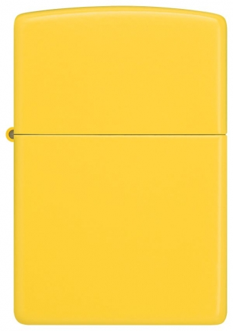 美國製造 | Zippo指定經銷商 Zippo 46019 向日葵啞打火機 – 明亮黃啞光色 (經典夏天光茫) Sunflower Matte Lighter – Vibrant Yellow Matte Finish
