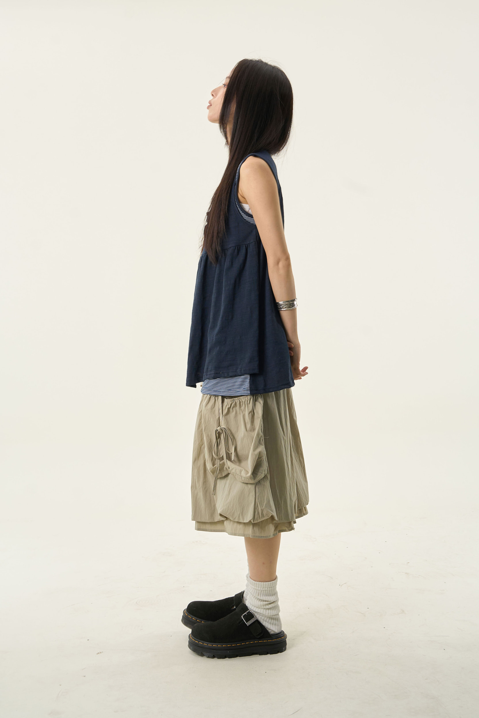 Ruffled Layered Tank Top