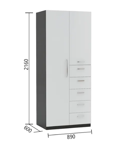 Red Apple紅蘋果五桶掩門衣櫃TR952-35