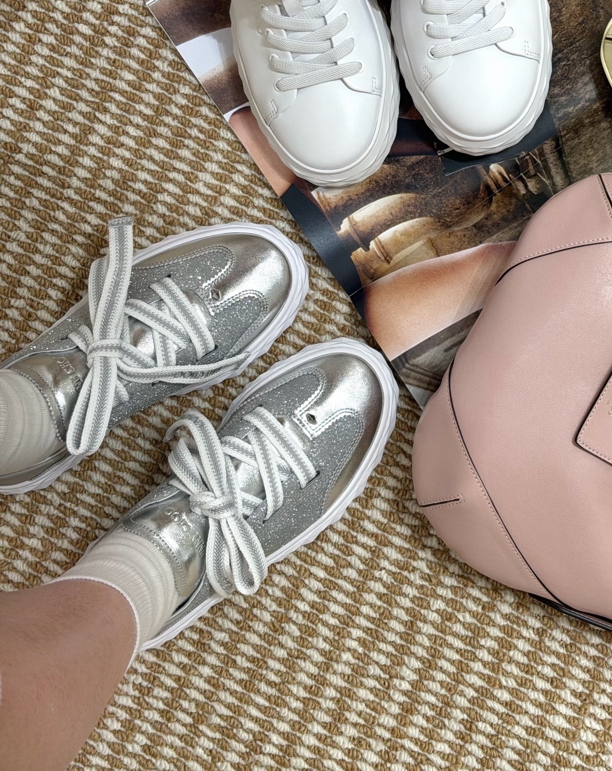 限時優惠✨訂貨📮JIMMYCHOO Diamond Light Flex F sneaker   Size 35.5/36/37/37.5/38/39/40