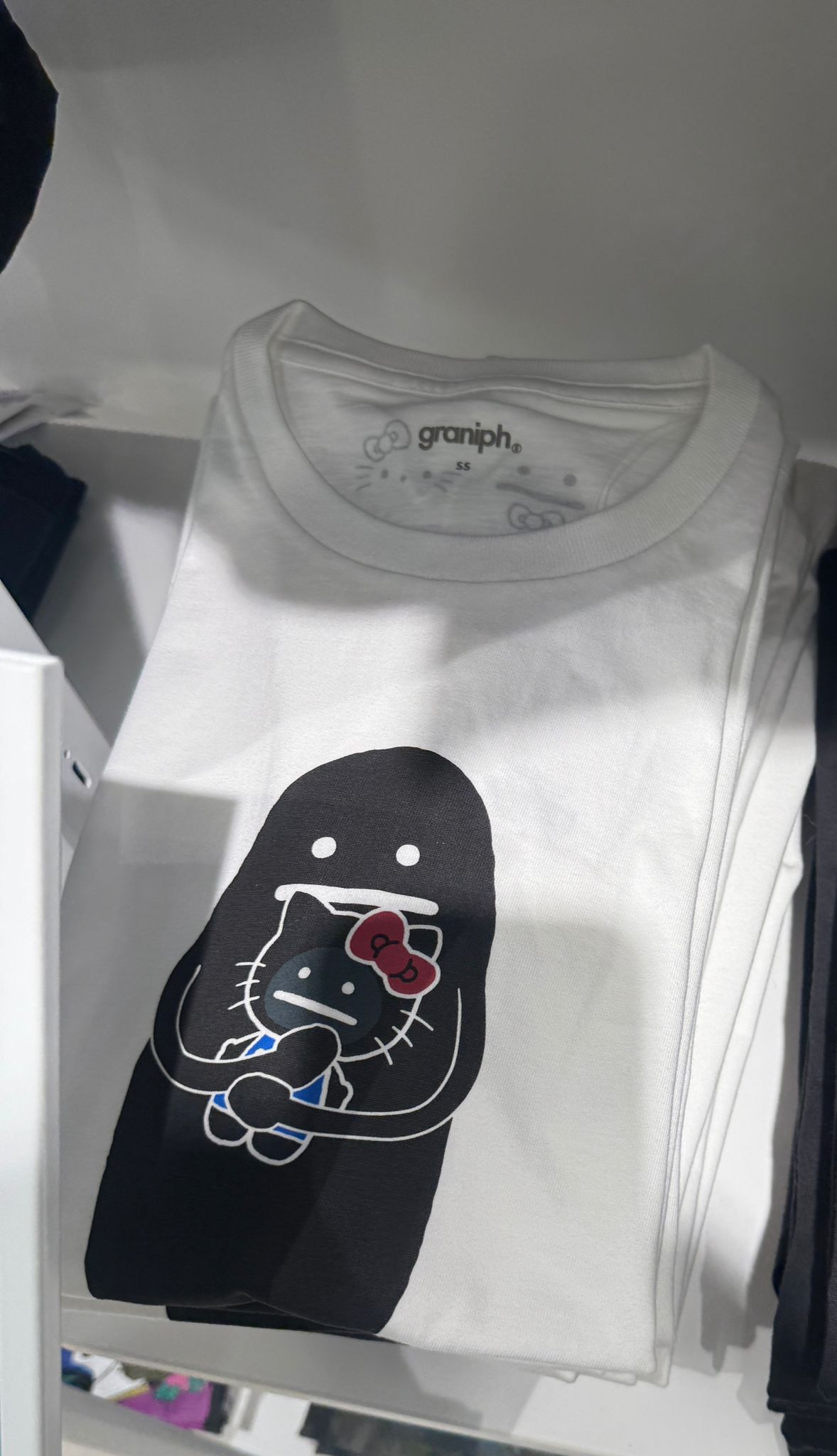 Hello kitty x Graniph hello shadow tee 02 white Size Xxs - XXL