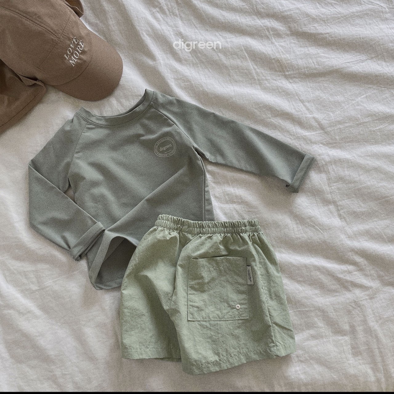 Digreen | eyelet swim pants 
