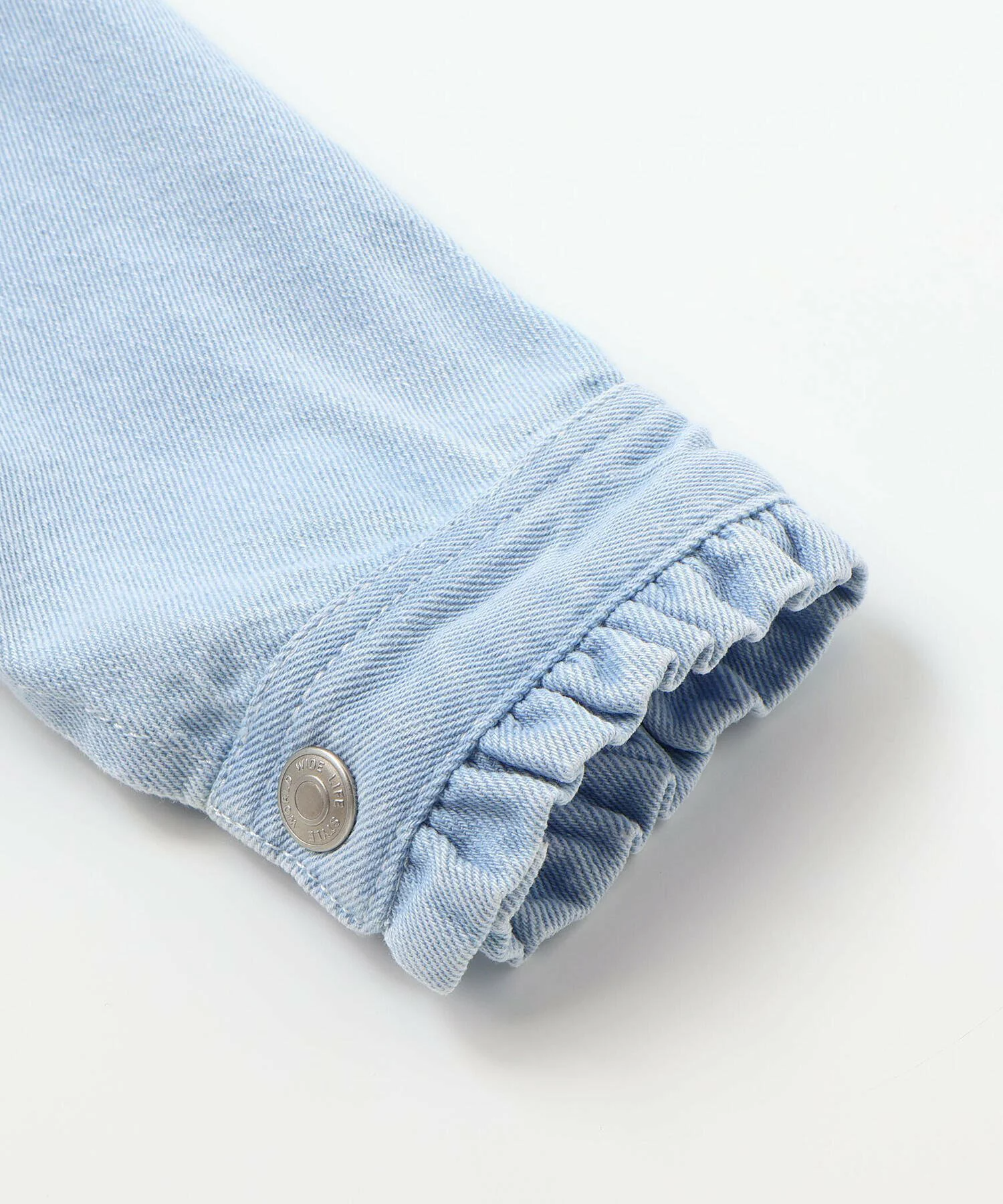 🆕【⭐訂購⭐】🌀 🇯🇵 日本直送 緞帶蕾絲刺繡 荷葉邊袖 #牛仔褸［2款選］🌀 [ELCA-0157]