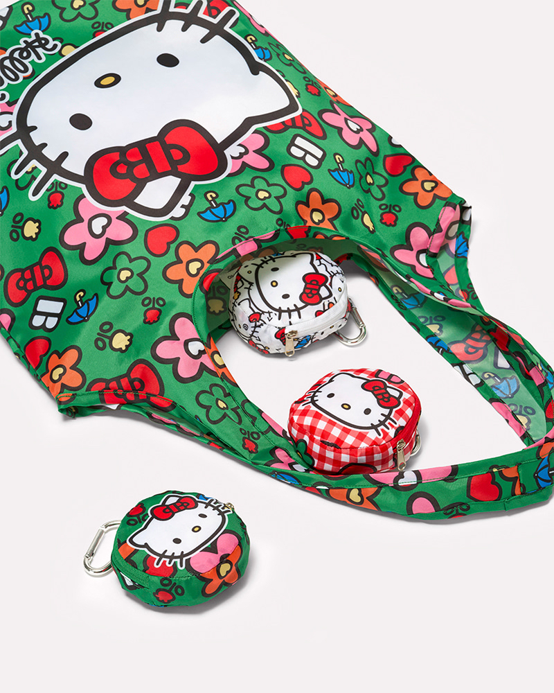 Hello Kitty x BRANDEN聯名摺疊購物袋