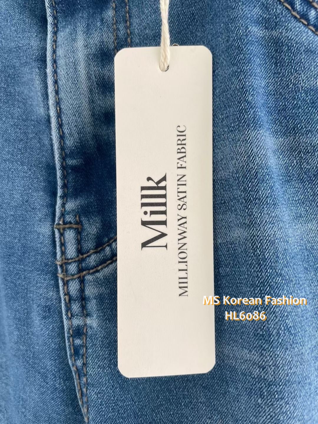 HL6086 韓國🌼Howluk春版牛奶面料喇叭牛