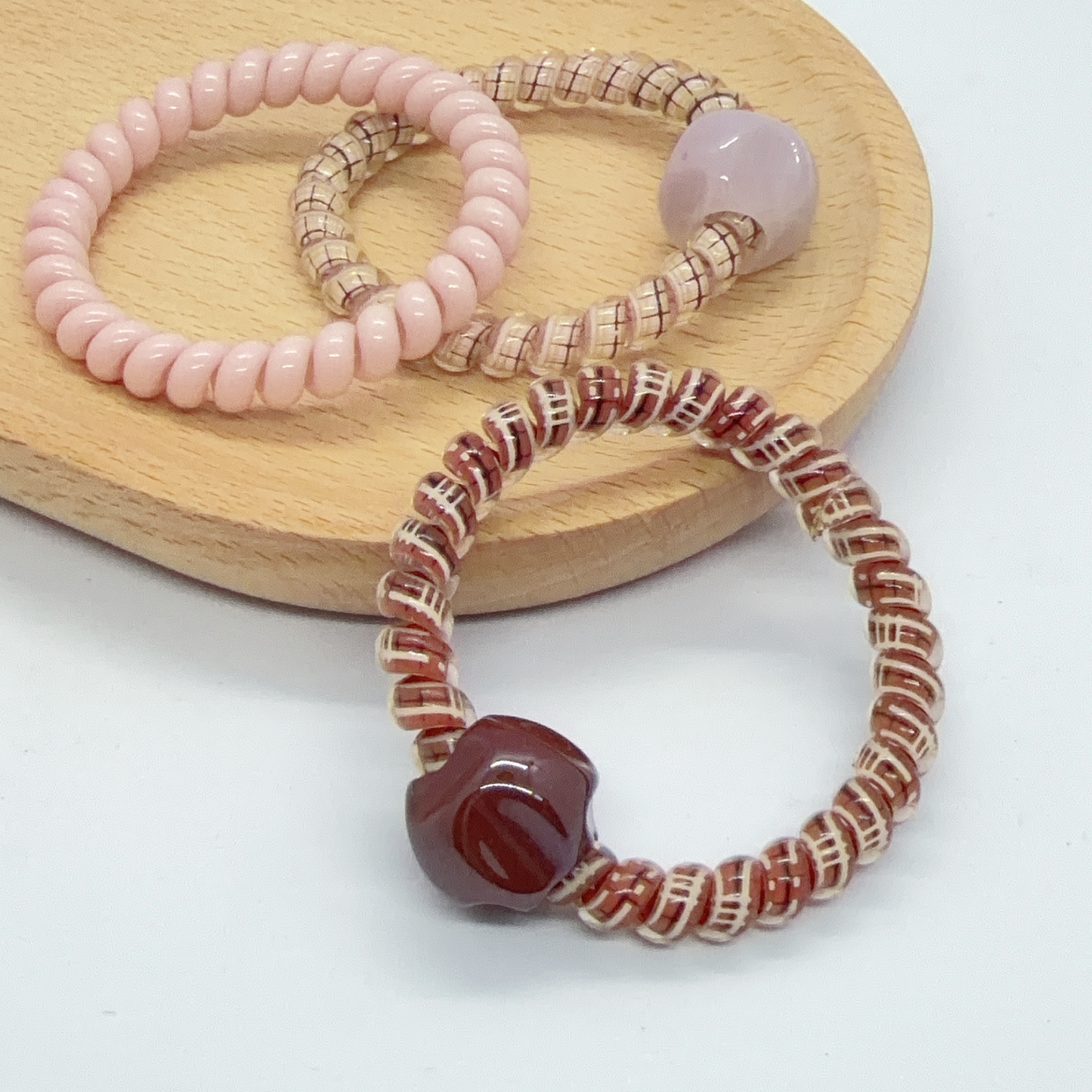 幼電話線髮圈 (3條裝) / Thin Spiral Hair Tie (3pcs) - 混色 Mix